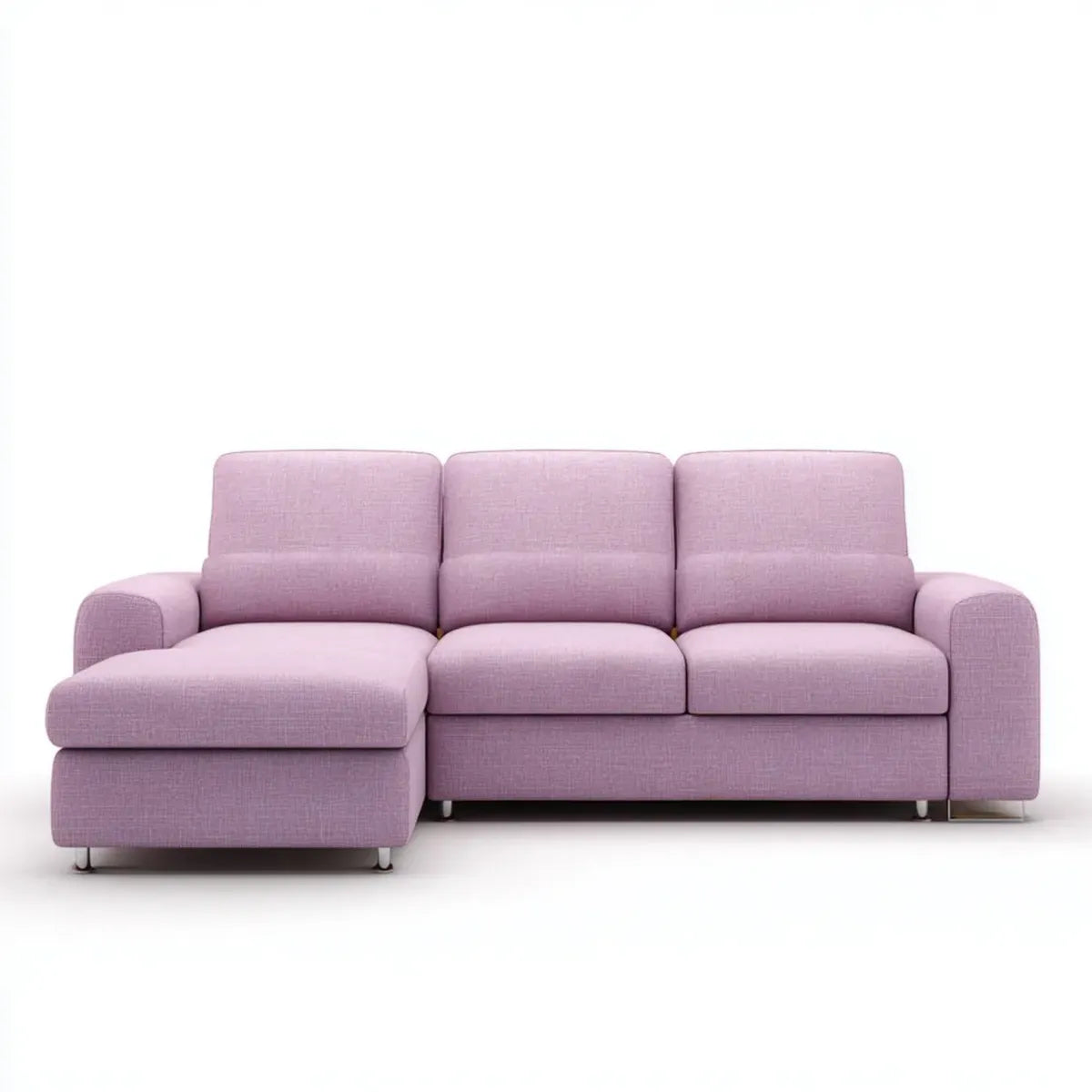 Sofa, Kanapa narożna z liliami 3-fotela ottomana 250 x 160 x 85 cm poliestrowego kształtu L